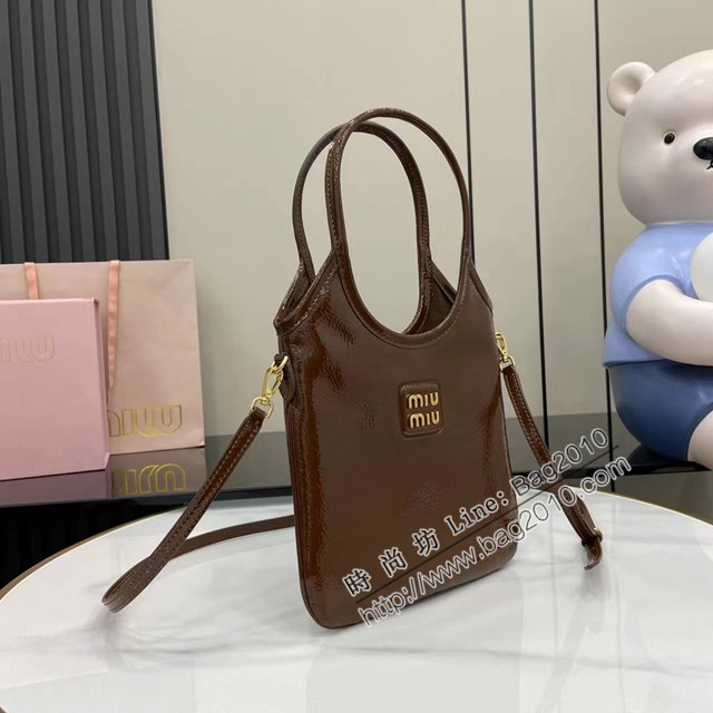 MIU MIU專櫃繆繆最新款迷你托特包手提肩背女包 jh2903型號：5BA281